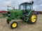 1993 JOHN DEERE 7800 TRACTOR, CAB, 2WD, 3PT, PTO, (3) HYD. OUTLETS, POWER STEERING, 18.4R42 REAR TIR