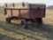 DUMP WAGON, 12', STEEL SIDES WITH WOODEN EXTENSIONS, HYDRAULIC DUMP