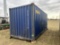 20' SHIPPING CONTAINER, REAR SWING DOORS