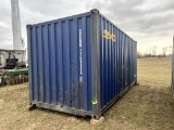 20' SHIPPING CONTAINER, REAR SWING DOORS