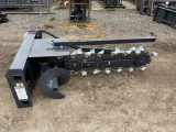 NEW WOLVERINE TRENCHER, 48'' WORKING DEPTH, 6'' WIDE CUT, MODEL TCR-12-48H, SKID STEER QUICK ATTACH