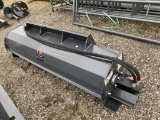 NEW WOLVERINE 72'' HYDRAULIC ROTARY TILLER, MODEL TL-12-72W, SKID STEER QUICK ATTACH