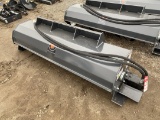 NEW WOLVERINE 72'' HYDRAULIC ROTARY TILLER, MODEL TL-12-72W, SKID STEER QUICK ATTACH