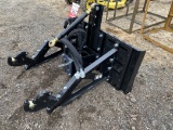 NEW WOLVERINE 3-POINT HITCH ADAPTER WITH PTO, MODEL PHA-15-026, SKID STEER QUICK ATTACH
