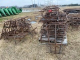 CALF PENS, STEEL, INCLUDES APPROX. (70) BUCKET HOLDERS, (40) DIVIDERS, (80) GRATES, CAN BE SET UP IN