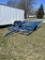 ASSEMBLED SINGLE AXLE FRAME TRAILER, TILT, 8' X 10', 1-7/8'' BALL, SELLS WITH WEIGHT SLIP 520 LBS