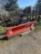 WESTERN 8' X 10'' WIDE OUT FRONT PLOW, WITH BRACKETS & WIRING
