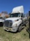 2011 FREIGHTLINER CASCADIA TANDEM AXLE SEMI TRUCK, DD13 DETROIT DIESEL ENGINE, 10-SPEED TRANS., AIR 