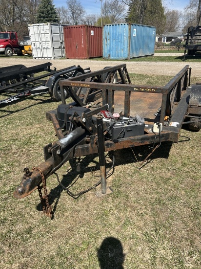 2001 WORKFORCE SINGLE AXLE TILT DECK TRAILER, 2-5/16'' BALL, SELLS WITH WEIGHT SLIP 1910 LBS, VIN: 5
