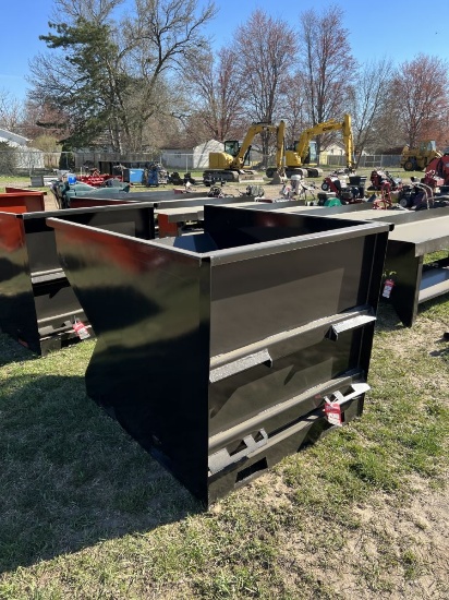 SKID STEER MOUNT DUMP HOPPER