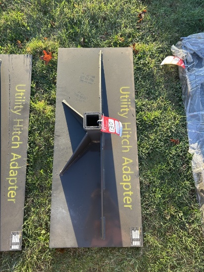 NEW LAND HONOR UTILITY HITCH ADAPTER, 2'' RECEIVER, 3000 LB CAPACITY, SKID STEER QUICK  ATTACHMENT