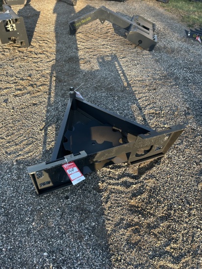 NEW LAND HONOR ICE SCRAPER, SKID STEER QUICK ATTACHMENT