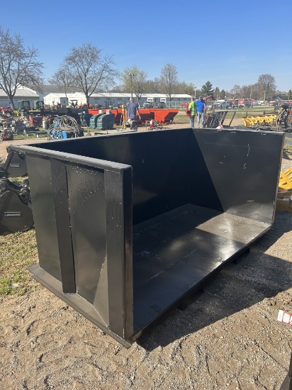 DEBRIS BIN, FORKLIFT MOUNT, 4 CUBIC YARD