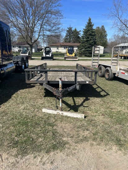 2013 FOREST RIVER TANDEM AXLE LANDSCAPE TRAILER, 16' X 6-1/2', 2-5/16'' BALL, SELLS WITH REGISTRATIO