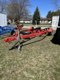 DORSEY INBOARD BOAT TRAILER, SINGLE AXLE, 2'' BALL, SELLS WITH WEIGHT SLIP, 1040 LBS