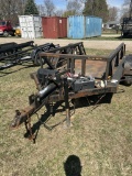 2001 WORKFORCE SINGLE AXLE TILT DECK TRAILER, 2-5/16'' BALL, SELLS WITH WEIGHT SLIP 1910 LBS, VIN: 5
