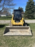 2019 CAT 299D3 RUBBER TRACK SKID STEER, CAB, HEAT & AIR, HIGH FLOW XPS, 2-SPEED, CAT 86'' BUCKET, 15