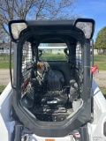 2014 BOBCAT T590 RUBBER TRACK SKID STEER, AUX. HYDRAULICS, JOYSTICK CONTROLS, DIESEL ENGINE, 68'' BU