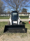 2013 BOBCAT 2770 RUBBER TIRE SKID STEER, CAB WITH AC, 2-SPEED, POWER BOB TACH, NEW 12-165 TIRES, KUB