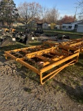 NEW LAND HONOR SQUARE BALE ACCUMULATOR/GRAPPLE, HYDRAULIC RAISE/LOWER FOR HOOKS, 88''W X 94''L, SKID