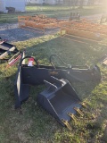 NEW LAND HONOR DGB-14-84D BACKHOE SKID STEER ATTACHMENT, 84'' MAX DIGGING DEPTH, 20'' BUCKET