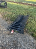 NEW LAND HONOR ROOT RAKE, 71'' WIDE, SKID STEER QUICK ATTACHMENT