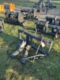 NEW LAND HONOR TREE/POST PULLER, 8'' POST CAPACITY, 20-30 GPM FLOW RANGE, SKID STEER QUICK ATTACH