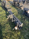 NEW LAND HONOR SKID STEER TO 3PT QUICK HITCH ADAPTER, ADJUSTABLE FOR CAT-1 & CAT-2, 2'' RECEIVER