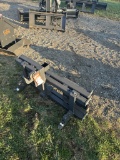 NEW LAND HONOR SKID STEER TO 3PT QUICK HITCH ADAPTER, ADJUSTABLE FOR CAT-1 & CAT-2, 2'' RECEIVER