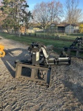 NEW LAND HONOR GM-12-96W 8' GRADER, SKID STEER QUICK ATTACH, 10-20 GPM, HYDRAULIC ANGLE & TILT, GRAD