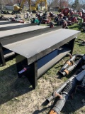 STEEL WORK BENCH, 90'' X 28''