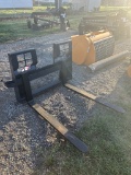 SKID STEER FORK ATTACHMENT, 48''
