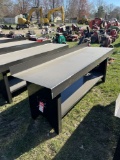 STEEL WORK BENCH, 90'' X 28''