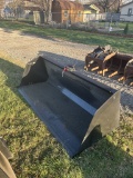 NEW SKID STEER BUCKET, 84''