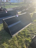 NEW SKID STEER BUCKET, 84''