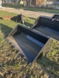 NEW SKID STEER BUCKET, 66''