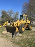 FIAT ALLIS 645-B WHEEL LOADER, CAB, 20.5-25 TIRES, REAR HYDRAULIC 3RD VALVE FOR ATTACHMENTS, APPROX.