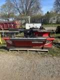 WESTERN 8' X 10'' WIDE OUT FRONT PLOW, WITH BRACKETS & WIRING