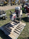 EDCO BRICK SAW WITH HONDA 5.5 HP GAS ENGINE