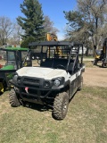 2019 KAWASAKI 4-SEATER MULE, NEW MOTOR, DIESEL, SIDE DOORS, PRO DXT, 4X4, MANUAL DUMP, 8854 HOURS SH