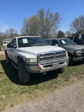 2001 DODGE 2500 EXTENDED CAB PICKUP, CUMMINS DIESEL,  AUTO TRANS, 4X4, CLOTH, AM/FM, PW, PL, WHEEL W