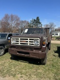1973 GMC 6000 SINGLE AXLE LANDSCAPE DUMP TRUCK, 350CI GAS ENGINE, 5-SPEED TRANS, 25,868 MILES SHOWIN