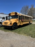 2007 BLUE BIRD 71 PASSENGER BUS, 3126 CAT DIESEL ENGINE, AUTO TRANS, AIR BRAKES, 127,608 MILES SHOWI