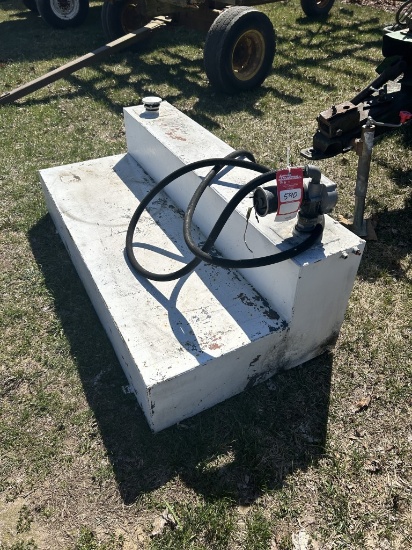 PORTABLE FUEL TANK WITH ELECTRIC PUMP & HOSE