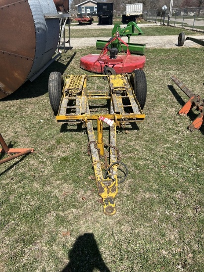 SINGLE AXLE TRAILER, PIN HITCH