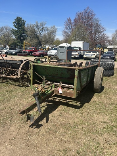 JOHN DEERE 40 SPREADER, PTO, NEW FLOOR