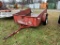 1972 ASSEMBLED SINGLE AXLE TRAILER, 66'' X 92'', 1-7/8'' BALL, SELLS WITH MI REGISTRATION, 340 LBS, 