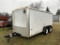 1996 CLASSIC TANDEM AXLE ENCLOSED LUBE TRAILER, 18', HAS HEAVY DUTY HOSE REELS, PNEUMATIC PUMPS, 55-
