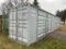 NEW 2023 40' SHIPPING CONTAINER, REAR SWING DOORS, 2 SETS OF 6' DOUBLE SIDE DOORS