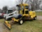 2016 SUPERIOR BROOM DT80-J SWEEPER, 90'' PUSH BLADE, 102'' BROOM, CAB, 74-HP JOHN DEERE DIESEL ENGIN